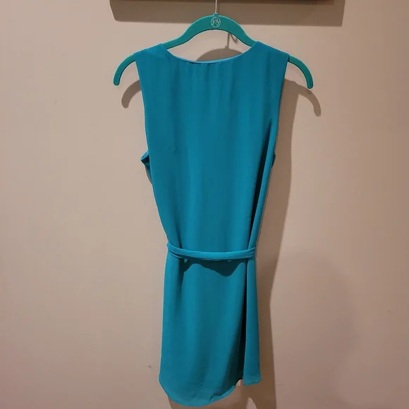 IZ Byer Turquoise Dress Medium - Picture 3 of 5